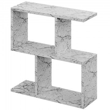 Βοηθητικό Τραπεζάκι Homemania 0249798 60x20x60cm Marble Effect White