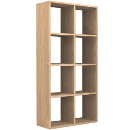 Bookcase Anser 0249660 69,8x29x142cm Natural NATURAL