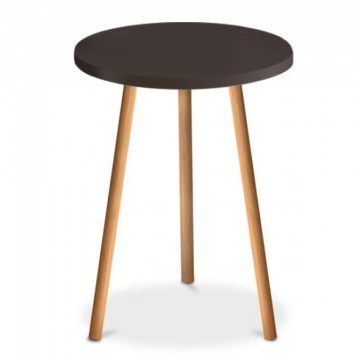 Βοηθητικό Τραπεζάκι Roma 0117709 Φ33,5x46cm Natural-Brown