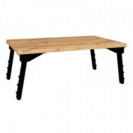 Βοηθητικό Τραπεζάκι Sidon 0212624 60x35,5x23,5cm Pine-Oak-Black PINE-OAK