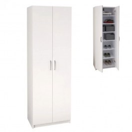 Wardrobe - Shoe Cabinet Renso 0253738 59,8x37,8x178,5cm White WHITE