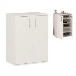 Shoe Cabinet Manolo 0253734 60x38x81,4cm White WHITE