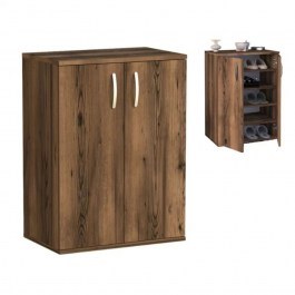 Shoe Cabinet Manolo 0253735 60x38x81,4cm Walnut WALNUT
