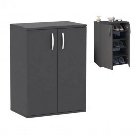 Shoe Cabinet Manolo 0253737 60x38x81,4cm Anthracite ANTHRACITE