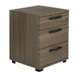Bedside Table - Office Drawer Unit Roco 0258634 40x39x57cm Walnut WALNUT