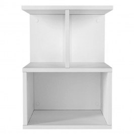 Κομοδίνο - Τραπεζάκι Βοηθητικό Entiero 0265887 39,8x35x54,6cm White WHITE