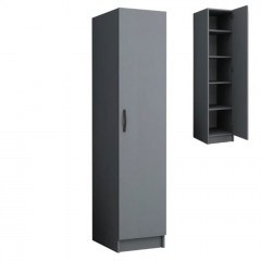 Single-Door Wardrobe Ricardo 0256488 40x51,8x181cm Anthracite
