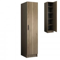 Single-Door Wardrobe Ricardo 0256487 40x51,8x181cm Walnut