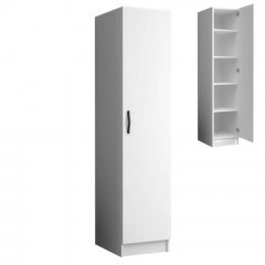 Single-Door Wardrobe Ricardo 0256485 40x51,8x181cm White
