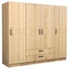 Four-Door Wardrobe Victoria 0260859 200x60x181cm Sonoma