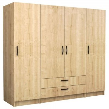Four-Door Wardrobe Victoria 0260859 200x60x181cm Sonoma
