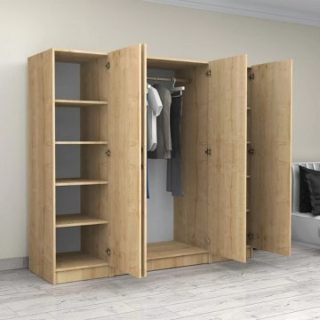 Four-Door Wardrobe Victoria 0260853 200x60x181cm Sonoma