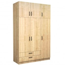 Three-Door Wardrobe With Loft Victoria 0260770 150x60x240cm Sonoma SONOMA