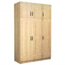 Three-Door Wardrobe With Loft Victoria 0260764 150x60x240cm Sonoma SONOMA