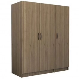 Ντουλάπα Τρίφυλλη Victoria 0260762 150x60x181cm Walnut WALNUT