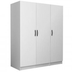 Ντουλάπα Τρίφυλλη Victoria 0260760 150x60x181cm White