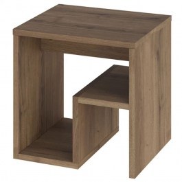 Bedside Table Bon 0253881 40x35x40cm Light Walnut LIGHT WALNUT