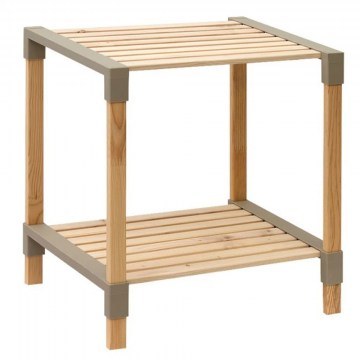 Τραπεζάκι Βοηθητικό - Κομοδίνο 0243601 41x33x45cm Natural-Beige