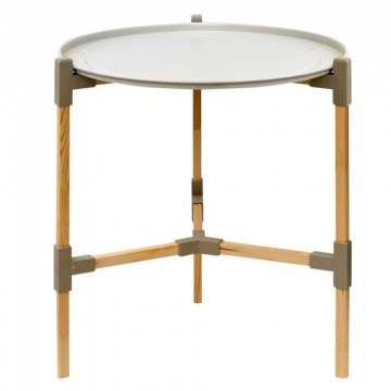 Τραπεζάκι Βοηθητικό 0243609 Φ46x53cm Beige