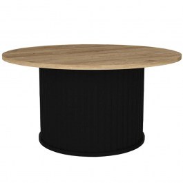 Coffee Table Bohema 0276715 D85x43,2cm Oak-Black OAK-BLACK