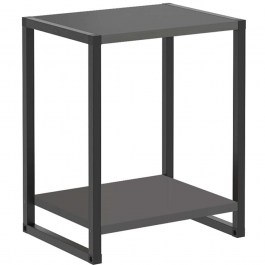 Side Table Gina 0267129 39x30x48cm Black-Anthracite ANTHRACITE