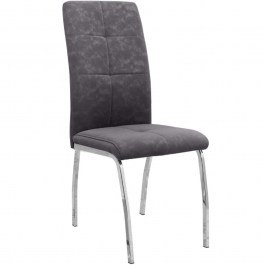 Chair Alma 0278365 42x53x97cm Grey GREY