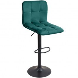 Bar Stool Carmelo 0271603 45x42x90/113cm Green-Black GREEN