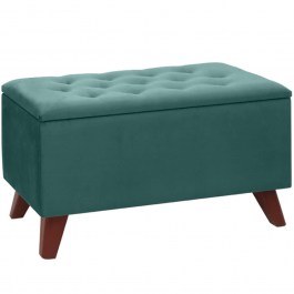 Σκαμπώ Με Αποθηκευτικό Χώρο Lotus 0269290 90x40x50cm Green GREEN