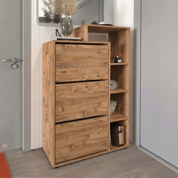 Shoe Rack Lego 0267150 90x32x143cm Oak