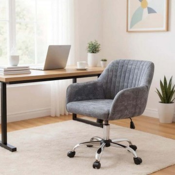 Chair Deskυ Lana 0256543 61x61x80/90cm Grey