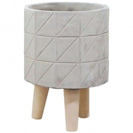 Pot 06-00-21203-3 D19,5x28,5cm Grey-Natural Marhome GREY-NATURAL