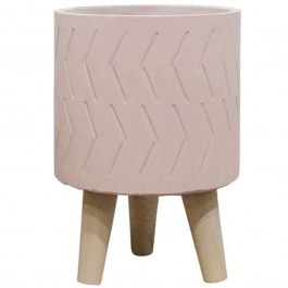 Pot 06-00-21205-1 D19,5x28,5cm Pink-Natural Marhome NATURAL-PINK