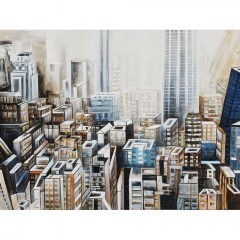 Canvas Painting Skyscrapers NY 15-00-20801 120x90x3,8cm Multi Marhome
