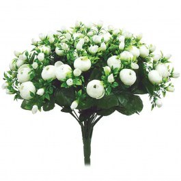 Decorative Artificial Bouquet Buttercup 00-20310-36-4 40cm Ecru Marhome ECRU