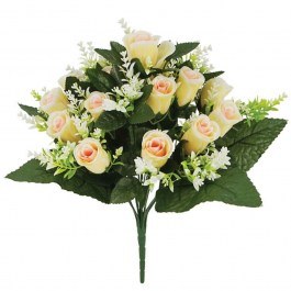 Decorative Artificial Bouquet Rose-Lavender 00-00-27412-5 43cm Multi-Somon Marhome SOMON-MULTI