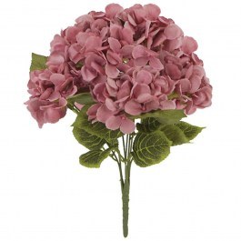 Decorative Artificial Bouquet Hydrangea 00-00-21049-2 44cm Green-Apple Marhome GREEN-APPLE