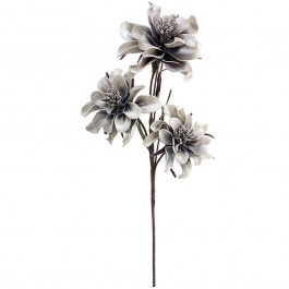 Τεχνητό Λουλούδι Ντάλια 00-00-6062-3 106cm Grey Marhome GREY