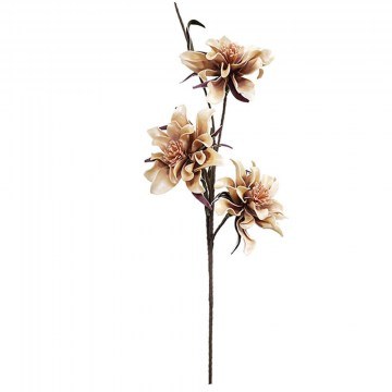 Τεχνητό Λουλούδι Ντάλια 00-00-6062-4 106cm Light Brown Marhome