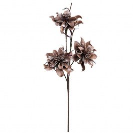 Τεχνητό Λουλούδι Ντάλια 00-00-6062-1 106cm Chocolate Marhome CHOCOLATE