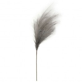 Τεχνητό Κλαδί Με Πούπουλα 00-00-1384-3 105cm Grey Marhome GREY
