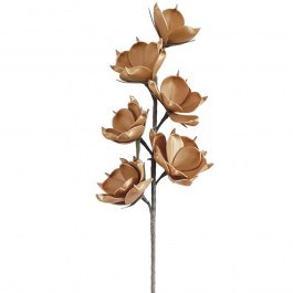 Τεχνητό Λουλούδι Ορχιδέα 00-1544-11 79cm Gold Marhome GOLD
