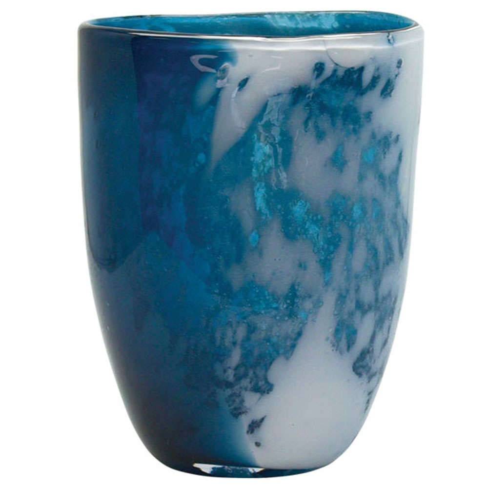 Βάζο Φυσητό Frost Art 15-00-23912 17,5x12,5x24,5cm White-Blue Marhome