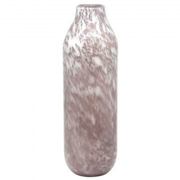 Vase Blown Bubbles 15-00-23916 D14,5x44,5cm Somon-White Marhome
