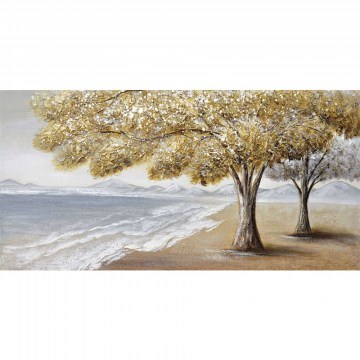 Πίνακας Καμβάς Παραλία 15-00-23536 120x60cm Multi Marhome