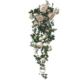 Artificial Hanging Plant Buttercups 00-00-23324-6 100cm Green-Ecru Marhome GREEN-ECRU