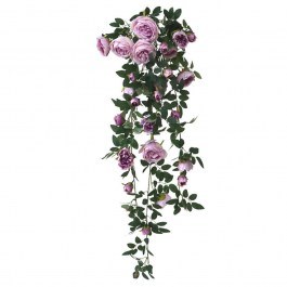 Artificial Hanging Plant Buttercups 00-00-23324-5 100cm Green-Lilac Marhome GREEN-LILA