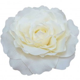 Artificial Flower Rose 00-00-23835-50-2 Φ55cm Ecru Marhome ECRU