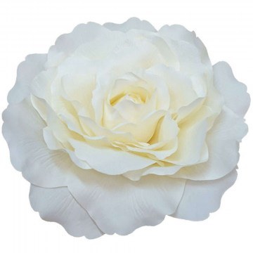 Artificial Flower Rose 00-00-23835-50-2 Φ55cm Ecru Marhome