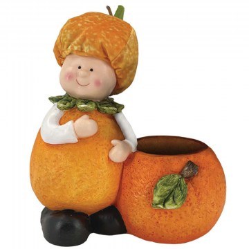 Pot Fruit Orange 06-00-24568 20x13x23,5cm Multi Marhome