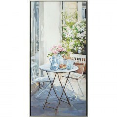 Canvas Painting Breakfast 15-00-94033 52,5x4,5x102,5cm Multi Marhome